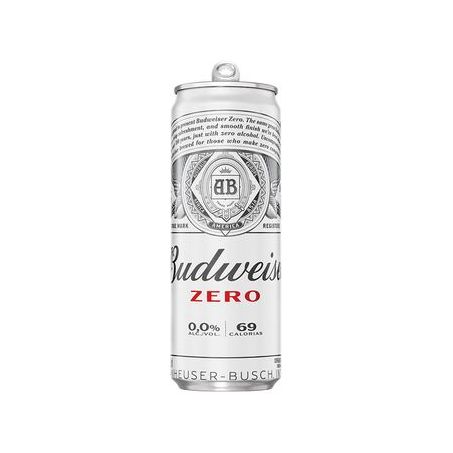 Cerveja Budweiser Zero Álcool Lata 350ml