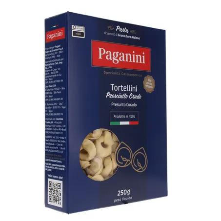 Massa Tortellini Paganini Presunto Curado Caixa 250gr 360-32