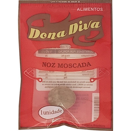 Noz Moscada Dona Diva Sachê 1un 
 