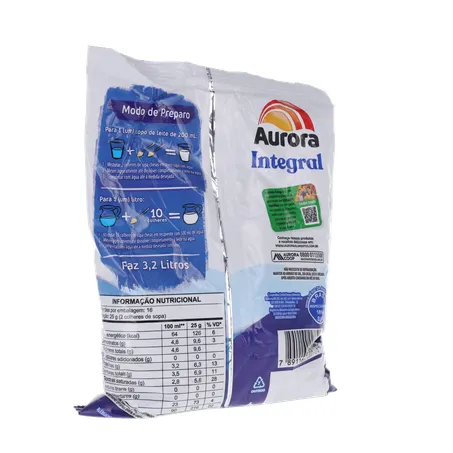 Leite em Pó Aurora Integral Pacote 400gr 360-15
