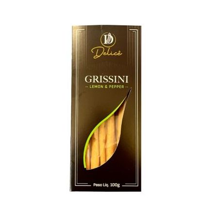 Grissini Sabor Lemon Pepper Delicê 100g