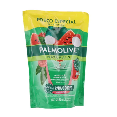 Sabonete Líquido Palmolive Naturals Melancia e Lichia Rf 200ml 360-35