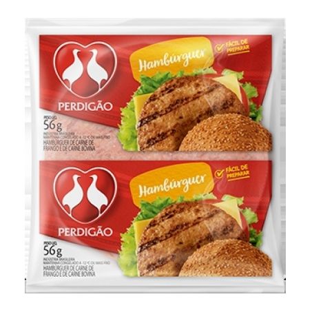 HAMBURGUER MISTO FGO/BOV PERDIGAO 56G