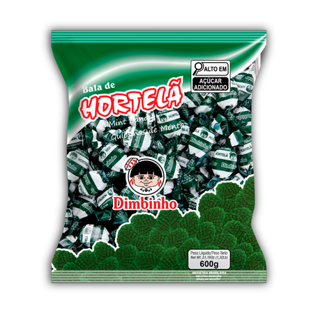 Bala Dimbinho Hortelã 80g
