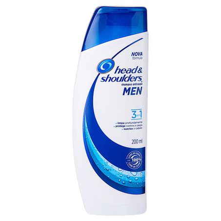 Shampoo head shoulders men 3x1 200 ml