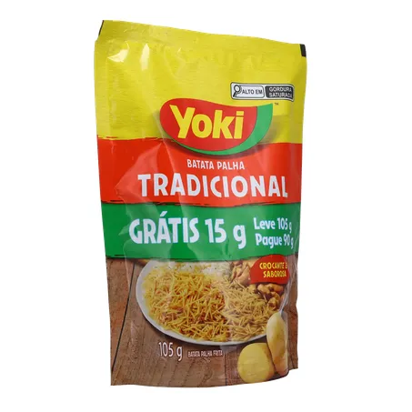 Batata Palha Yoki Tradicional Sachê 105gr 360-33