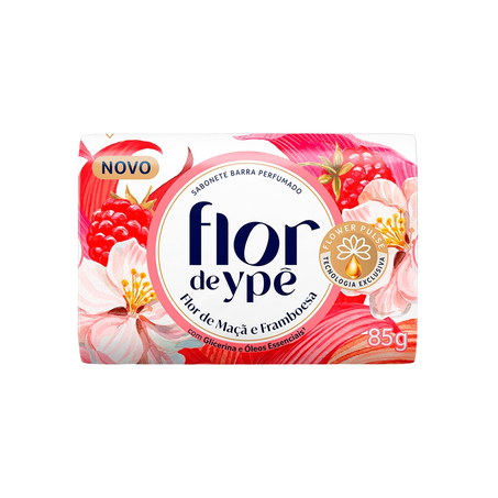 Sabonete em Barra Flor de Maçã e Framboesa Flor De Ypê 85G