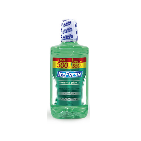 ANTI SEPT BUCAL ICEFRESH MENTA PLUS 500ML