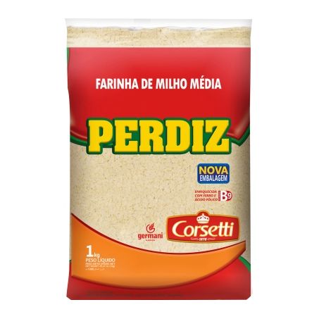 FARINHA DE MILHO MEDIA PERDIZ 1KG