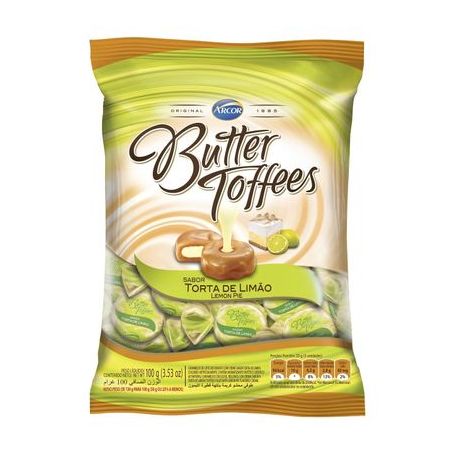 BUTTER TOFFEES TORTA DE LIMAO 100G