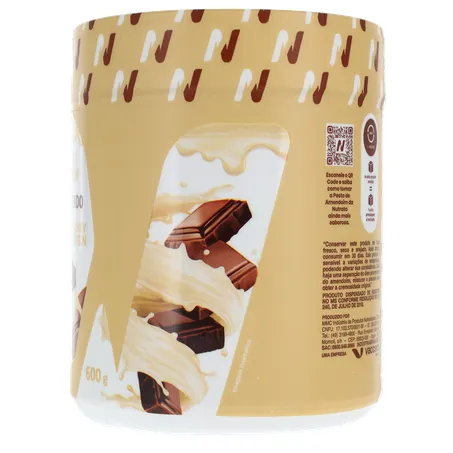 PASTA DE AMENDOIM NUTRATA LEITE TRUFADO COM WHEY PROTEIN ZERO AÇÚCAR POTE 600G 360-1