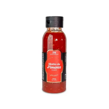 Molho pimenta suave gourmet 386 especiarias 350g