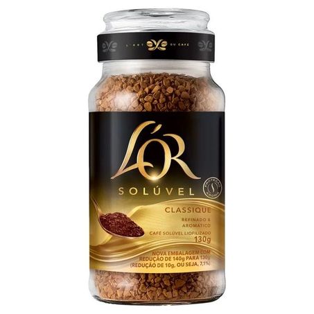 Café solúvel lor classique 130g