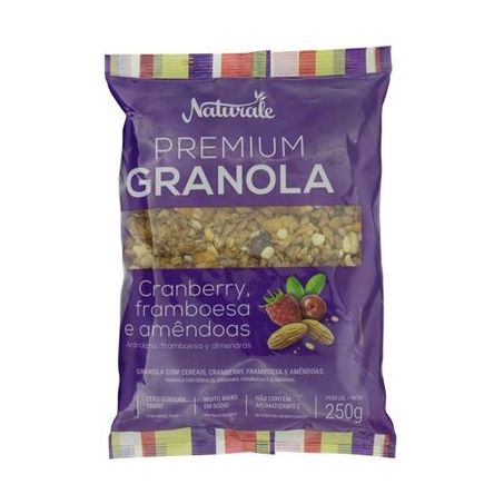 GRANOLA CRANBERRY CASTANHA E MACA NATURALE 250 G  