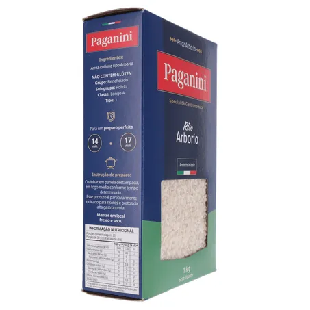 Arroz Arbório Paganini Caixa 1Kg 360-30