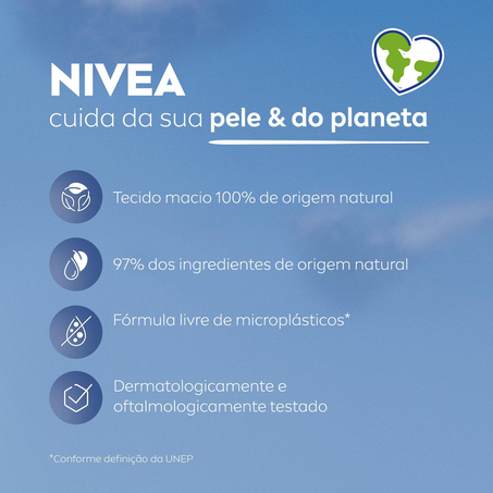 Lenço Umedecido Facial NIVEA 3 em 1 Biodegradáveis 25 Unidades 360-5