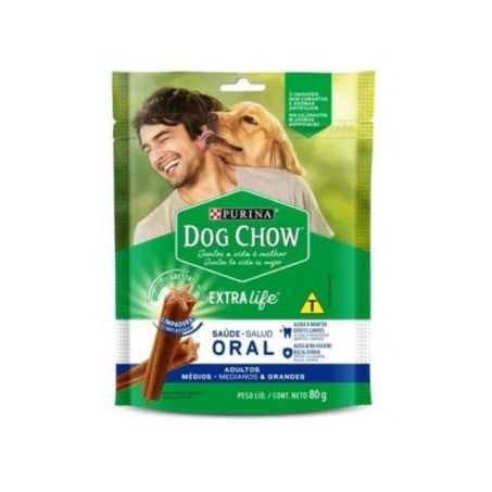PETISCO DOG CHOW CAES ADULTO R MEDIA/GR 80G