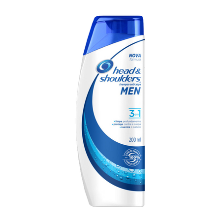 Shampoo head&shoulders 3x1 200ml