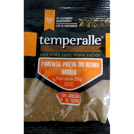 TEMPERO TEMPERALLE PIMENTA PRETA MOIDA 20G (113258)