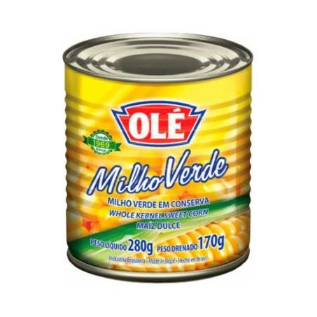 Milho verde em conserva olé lata 170g