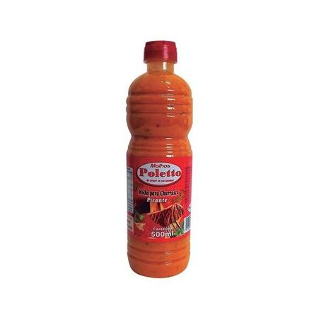 Molho de churrasco poletto picante 500 ml