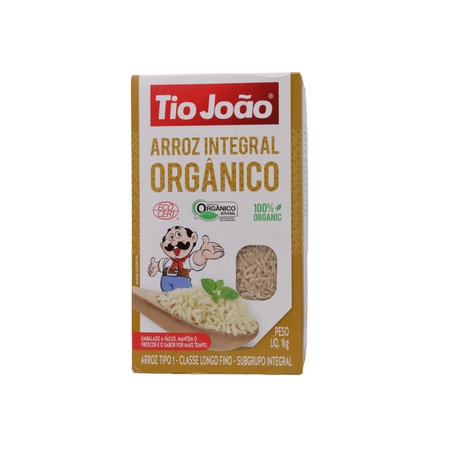 ARROZ TIO JOÃO INTEGRAL ORGÂNICO 1KG 360-1
