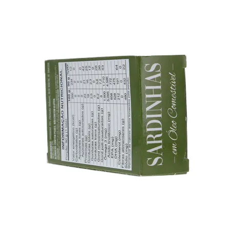 SARDINHA IMPORTADA MARROQUINA SAFI COM ÓLEO CAIXA 125G 360-24