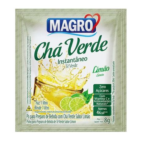 CHÁ VERDE MAGRO LIMÃO 8G 