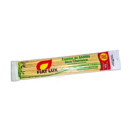 Espetinho Fiat Lux 30cm C/100 Bambu