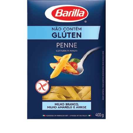 BARILLA MASSA PENNE RIGATE S GLUT 400G