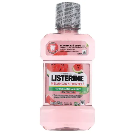 Antisséptico Bucal Listerine melancia e hortelã 250ml