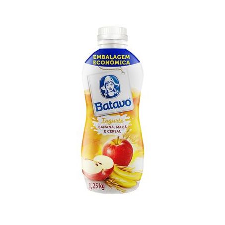 Iogurte Batavo Banana Maçã E Cereal 1,250g 1250G