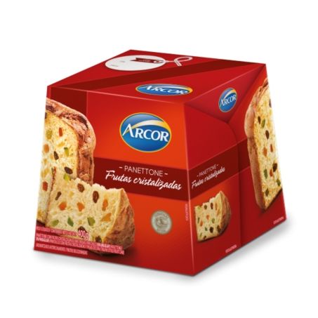 Panetone Arcor Frutas Caixa 500G