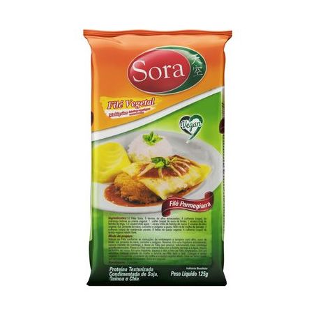 PROTEINA DE SOJA SORA FILE CARNE BRANCA 125G