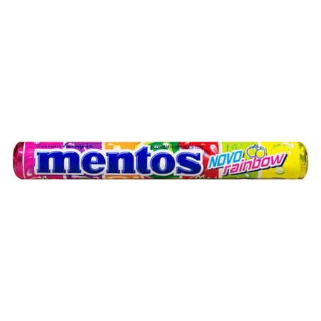 Bala mentos stick rainbow 37.5g