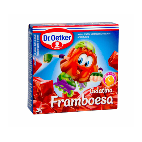 Gelatina Dr Oetker Framboesa 20g