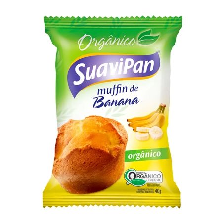 Muffin Suavipan Banana Orgânico 40g