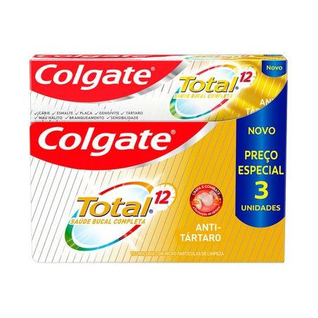Creme Dental Colgate Tot.12 90G C/3 A.Tartaro