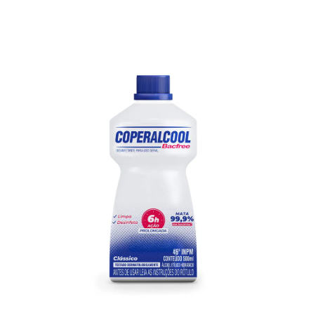 Álcool Coperálcool 46 Tradicional Embalagem 500ML