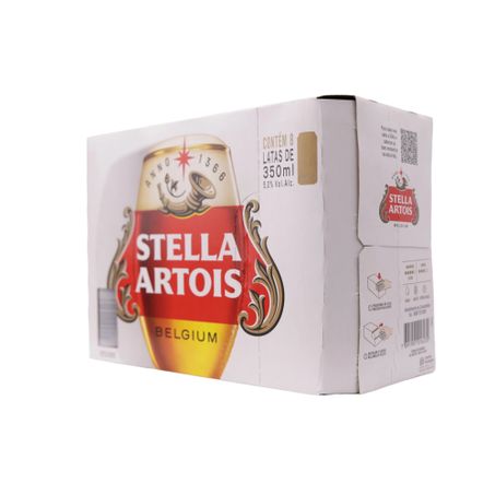 Cerveja stella artois 350ml c/8 und 360-37