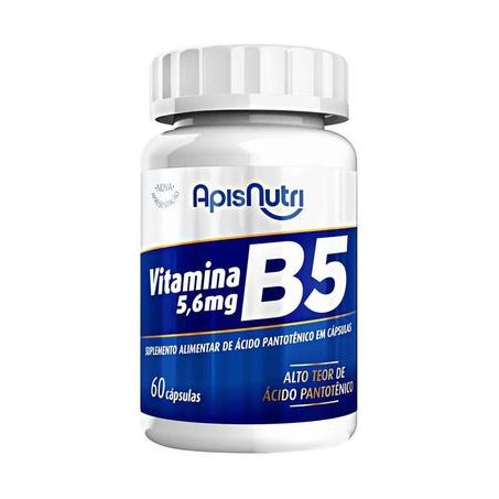 VITAMINA B5 300MG 60CAPS APISNUTRI 360-1