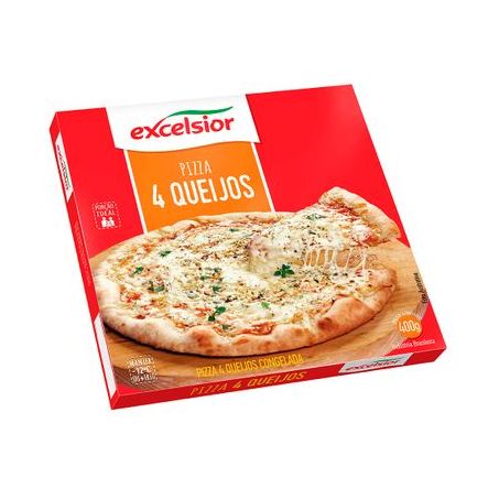 Pizza excelsior 4 queijos 400g