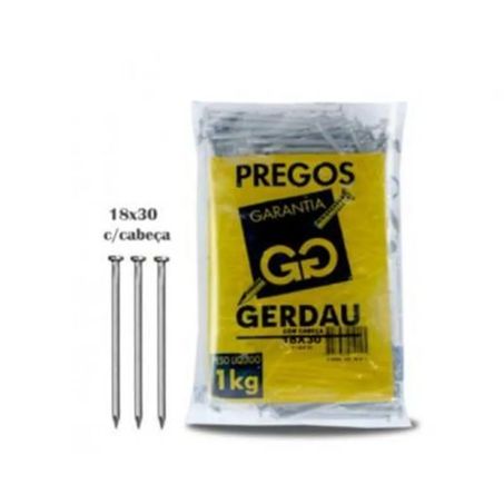 PREGO GERDAU 1KG 18X30