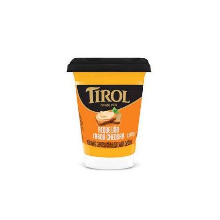 Requeijao tirol cheddar 180g