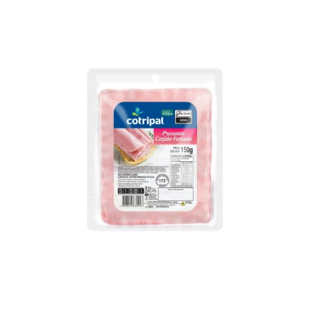 PRESUNTO COZIDO FATIADO COTRIPAL 150 G            