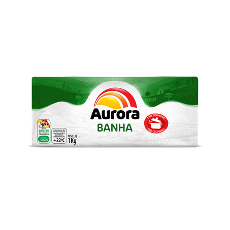 Banha Aurora Pacote 1Kg