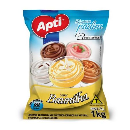 PUDIM APTI BAUNILHA 1KG