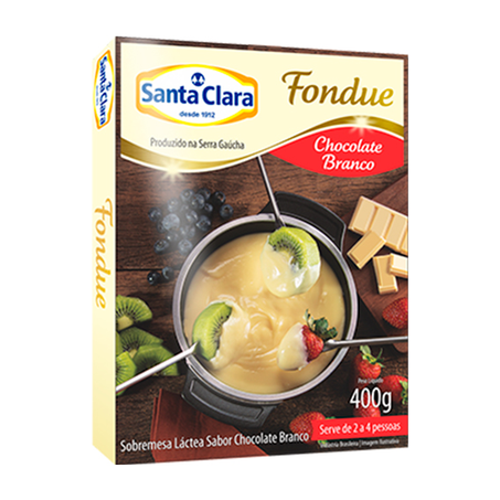 Fondue Santa Clara Chocolate Branco 400G