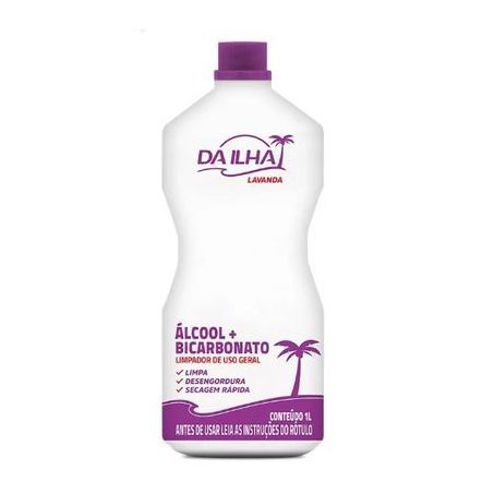 Álcool da ilha + bicarbonato lavanda 1l