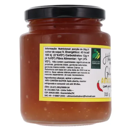 Geleia hubner abacaxi com pimenta 310g 360-29